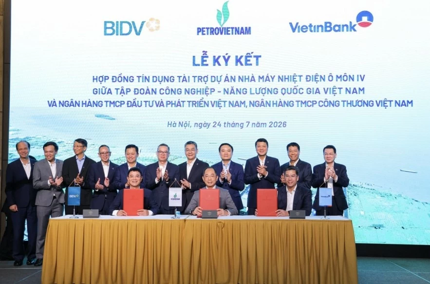 Ký kết hợp đồng tín dụng 7.300 tỷ đồng tài trợ dự án nhà máy nhiệt điện Ô Môn IV