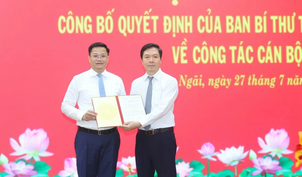Thứ trưởng Bộ Tài chính Nguyễn Đức Tâm giữ chức Phó Bí thư Tỉnh ủy Quảng Ngãi