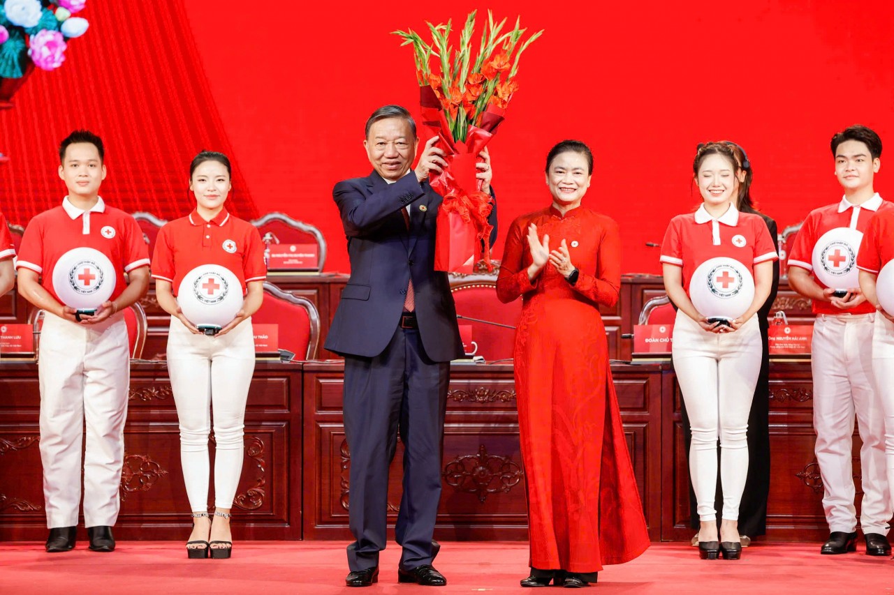 Tổng Bí thư, Chủ tịch nước Tô Lâm giữ cương vị Chủ tịch danh dự Hội chữ thập Đỏ