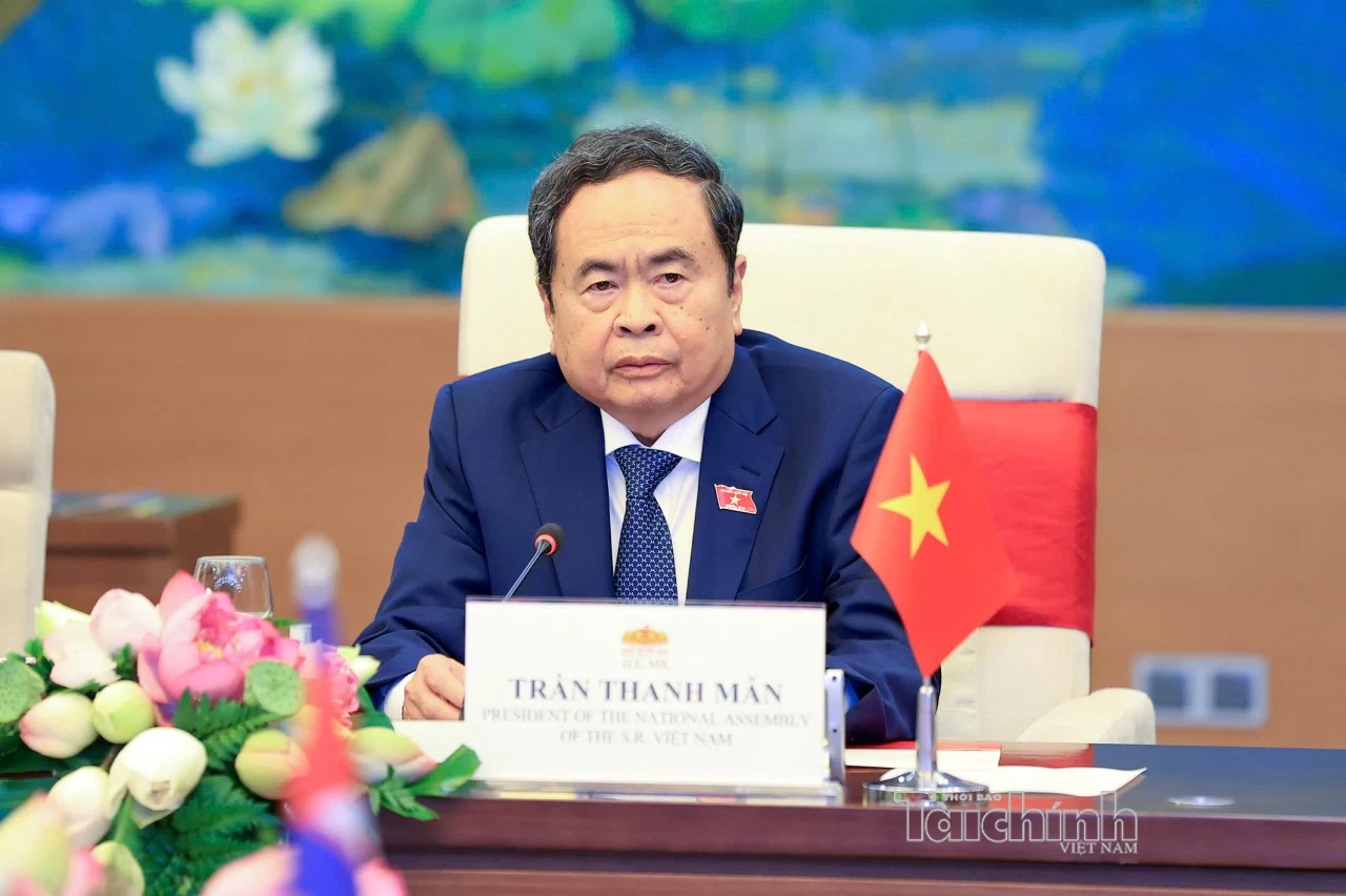 Chủ tịch Quốc hội Trần Thanh Mẫn chủ trì Lễ đón và Hội đàm với Chủ tịch Quốc hội Campuchia Samdech Khuon Sudary