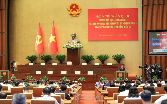 Hội nghị toàn quốc quán triệt và triển khai thực hiện Nghị quyết Hội nghị Trung ương 3 khóa XIV