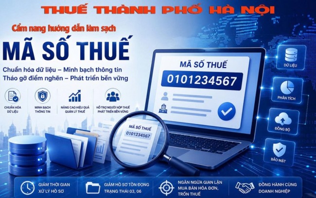 Ra mắt “Cẩm nang hướng dẫn người nộp thuế làm sạch mã số thuế”