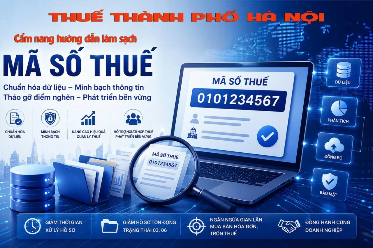 Ra mắt “Cẩm nang hướng dẫn người nộp thuế làm sạch mã số thuế” Ra mắt “Cẩm nang hướng dẫn người nộp thuế làm sạch mã số thuế”