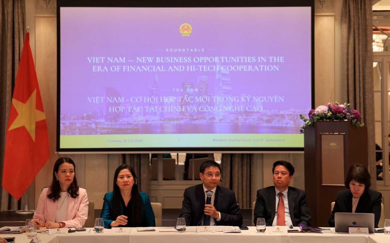 Việt Nam - Thụy Sỹ mở rộng cơ hội hợp tác tài chính và công nghệ cao
