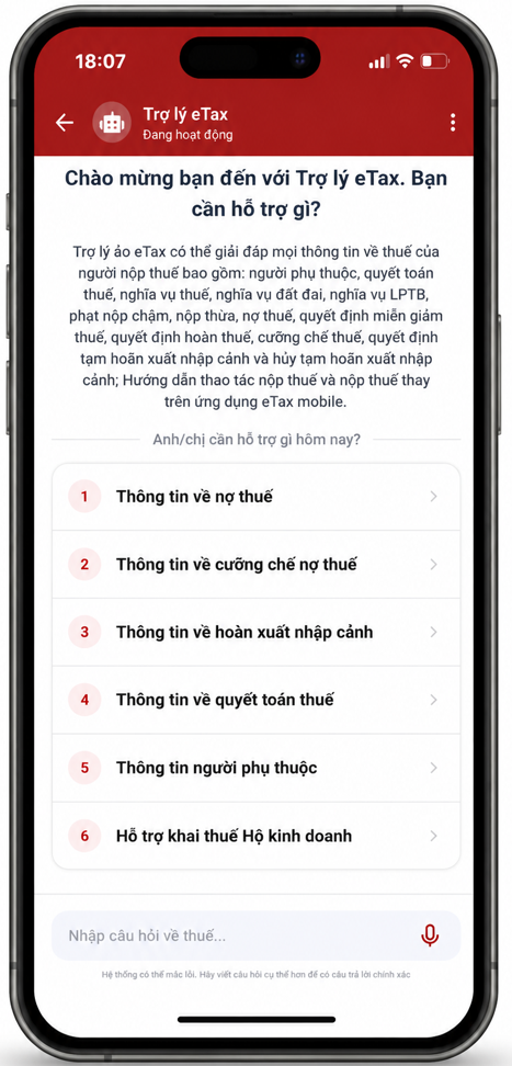 Cục Thuế ra mắt ứng dụng eTax Mobile phiên bản mới gia tăng tiện ích cho người nộp thuế Ra mắt ứng dụng eTax Mobile phiên bản mới gia tăng tiện ích cho người nộp thuế