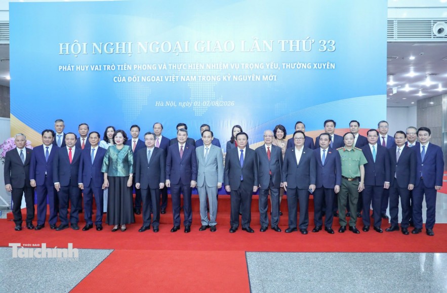 Thủ tướng Chính phủ Lê Minh Hưng dự và phát biểu chỉ đạo tại phiên toàn thể Hội nghị Ngoại giao lần thứ 33