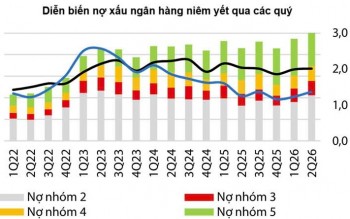 Nợ xấu tăng nhanh, "bộ đệm" dự phòng chịu sức ép
