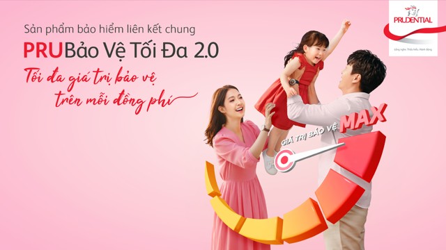 PRUBảo Vệ Tối Đa 2.0 đáp ứng nhu cầu bảo toàn tài sản liên thế hệ ngày càng tăng của người Việt
