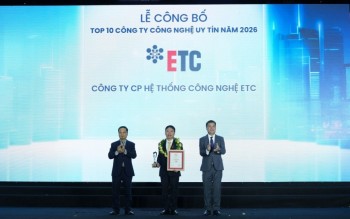 ETC được vinh danh Top 3 Công ty công nghệ cung cấp sản phẩm, dịch vụ và giải pháp chuyển đổi số uy tín năm 2026