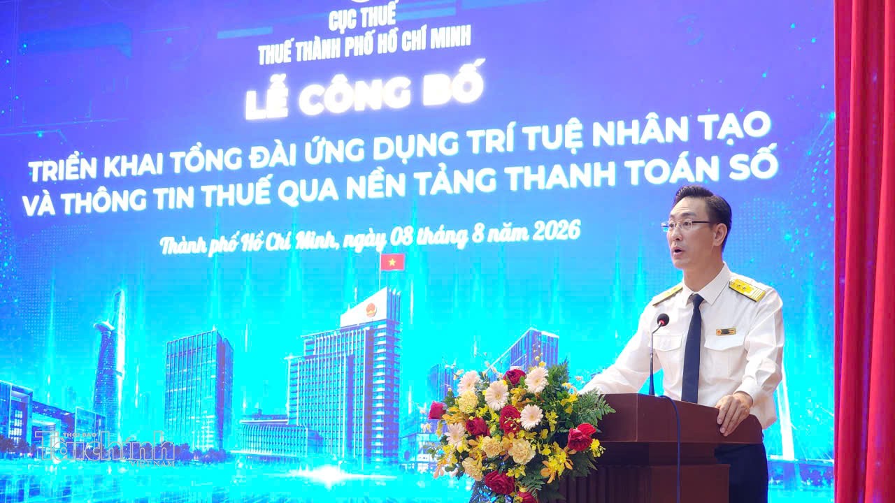 Thuế TP. Hồ Chí Minh tiên phong ứng dụng AI hỗ trợ người nộp thuế