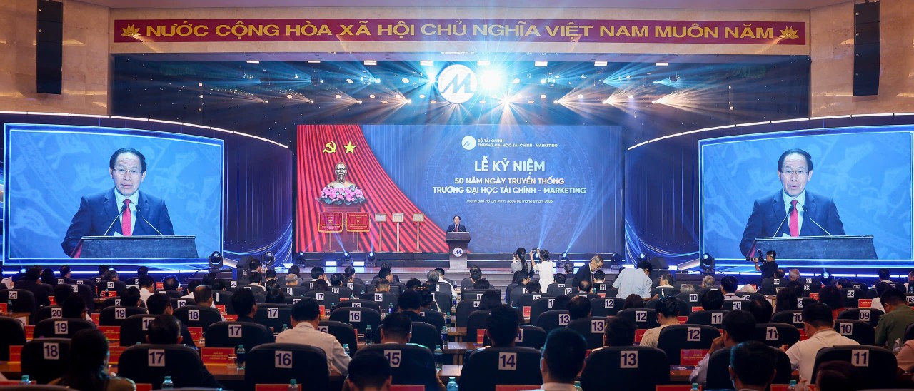 Trường Đại học Tài chính - Marketing đặt mục tiêu Top 50 đại học Việt Nam sau dấu mốc 50 năm phát triển Trường Đại học Tài chính - Marketing đặt mục tiêu Top 50 đại học Việt Nam sau dấu mốc 50 năm phát triển
