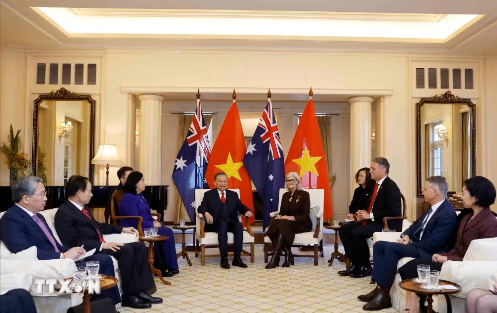 Tổng Bí thư, Chủ tịch nước Tô Lâm hội kiến Toàn quyền Australia Tổng Bí thư, Chủ tịch nước Tô Lâm hội kiến Toàn quyền Australia