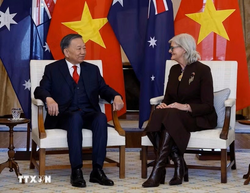 Tổng Bí thư, Chủ tịch nước Tô Lâm hội kiến Toàn quyền Australia Tổng Bí thư, Chủ tịch nước Tô Lâm hội kiến Toàn quyền Australia