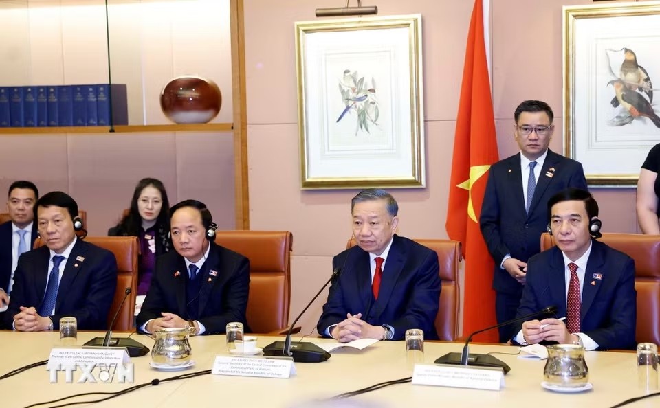 Tổng Bí thư, Chủ tịch nước Tô Lâm hội đàm với Thủ tướng Australia Anthony Albanese