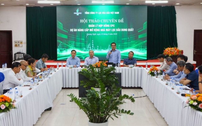 Nâng cao năng lực quản trị Hợp đồng EPC Dự án Nâng cấp mở rộng Nhà máy Lọc dầu Dung Quất