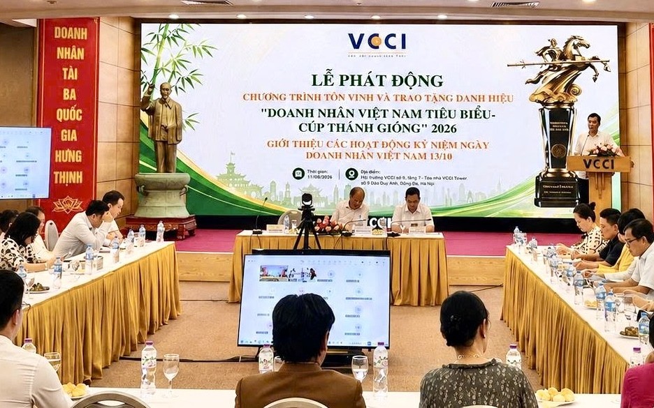 VCCI phát động “Cúp Thánh Gióng” 2026, tôn vinh 100 doanh nhân tiêu biểu