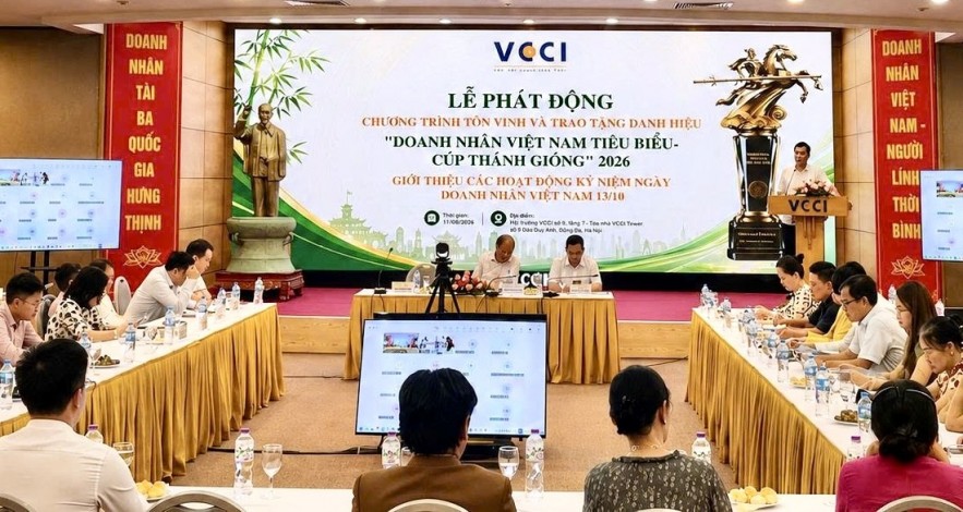 VCCI phát động “Cúp Thánh Gióng” 2026, tôn vinh 100 doanh nhân tiêu biểu VCCI phát động “Cúp Thánh Gióng” 2026, tôn vinh 100 doanh nhân tiêu biểu