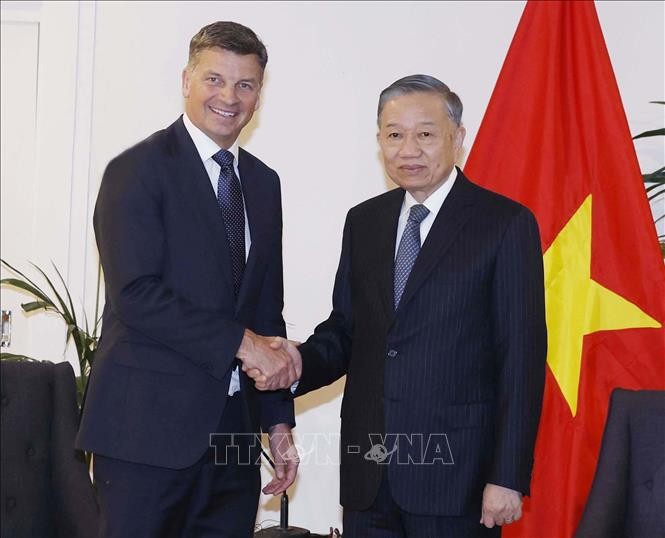 Tổng Bí thư, Chủ tịch nước Tô Lâm tiếp Chủ tịch Đảng Tự do Australia Tổng Bí thư, Chủ tịch nước Tô Lâm tiếp Chủ tịch Đảng Tự do Australia