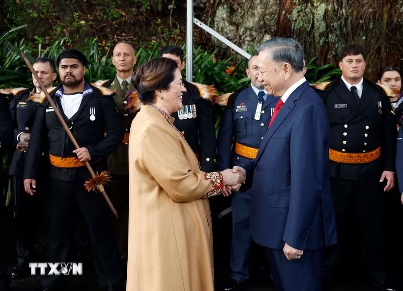 Lễ đón Tổng Bí thư, Chủ tịch nước Tô Lâm thăm cấp Nhà nước tới New Zealand Lễ đón Tổng Bí thư, Chủ tịch nước Tô Lâm thăm cấp Nhà nước tới New Zealand