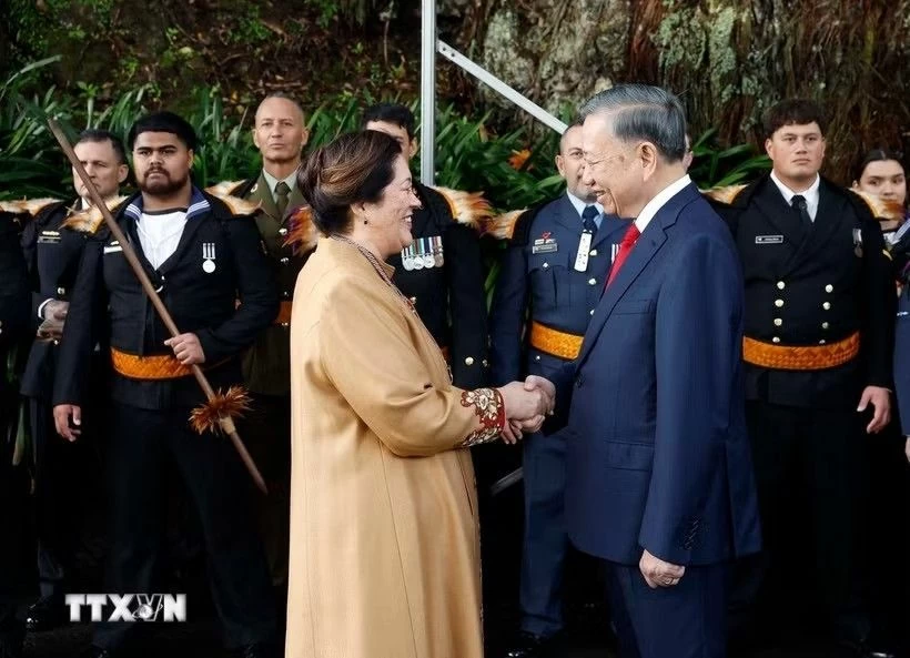 Lễ đón Tổng Bí thư, Chủ tịch nước Tô Lâm thăm cấp Nhà nước tới New Zealand