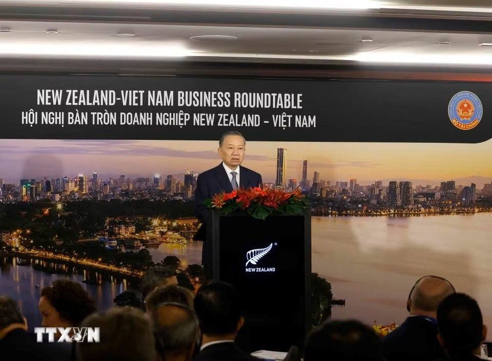 Tổng Bí thư, Chủ tịch nước Tô Lâm dự Hội nghị bàn tròn doanh nghiệp New Zealand - Việt Nam Tổng Bí thư, Chủ tịch nước Tô Lâm dự Hội nghị bàn tròn doanh nghiệp New Zealand - Việt Nam