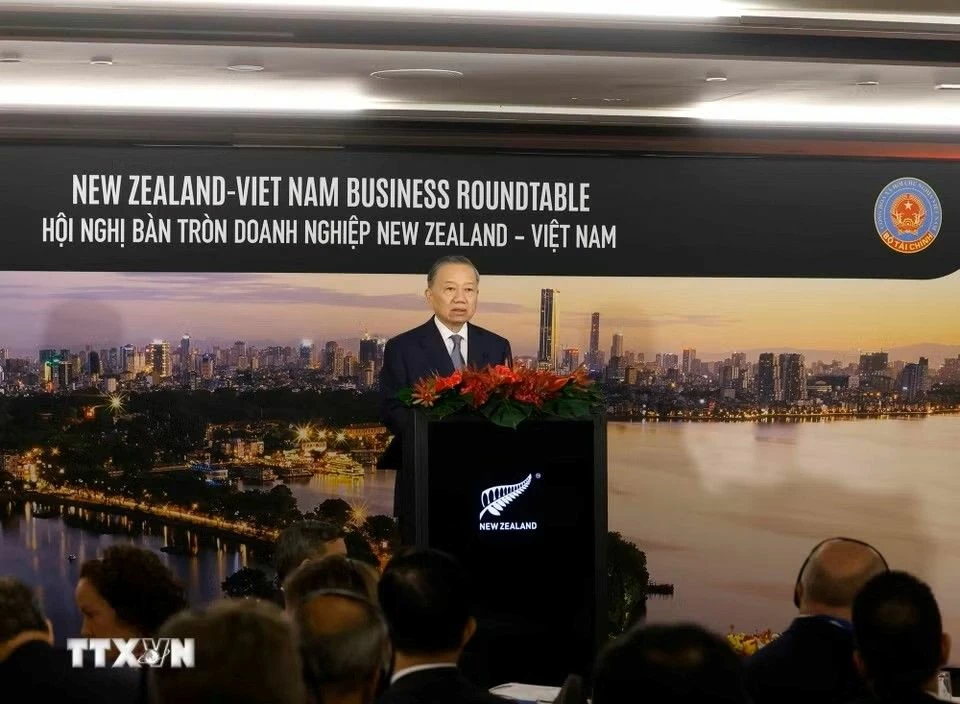 Tổng Bí thư, Chủ tịch nước Tô Lâm dự Hội nghị bàn tròn doanh nghiệp New Zealand - Việt Nam Tổng Bí thư, Chủ tịch nước Tô Lâm dự Hội nghị bàn tròn doanh nghiệp New Zealand - Việt Nam