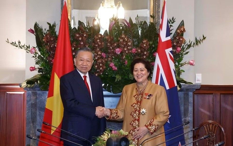 Tổng Bí thư, Chủ tịch nước Tô Lâm hội kiến Toàn quyền New Zealand