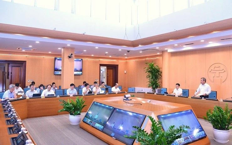 Hà Nội đặt “đường găng” tiến độ 7 cầu qua sông Hồng Hà Nội đặt “đường găng” tiến độ 7 cầu qua sông Hồng