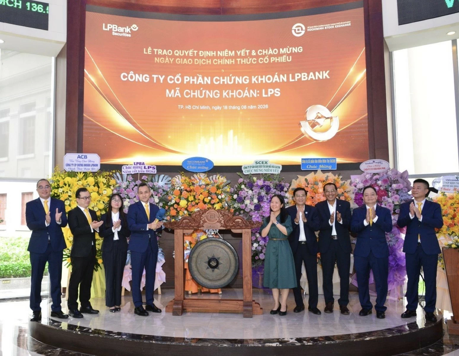 Hơn 1,4 tỷ cổ phiếu Chứng khoán LPBank chính thức lên HOSE