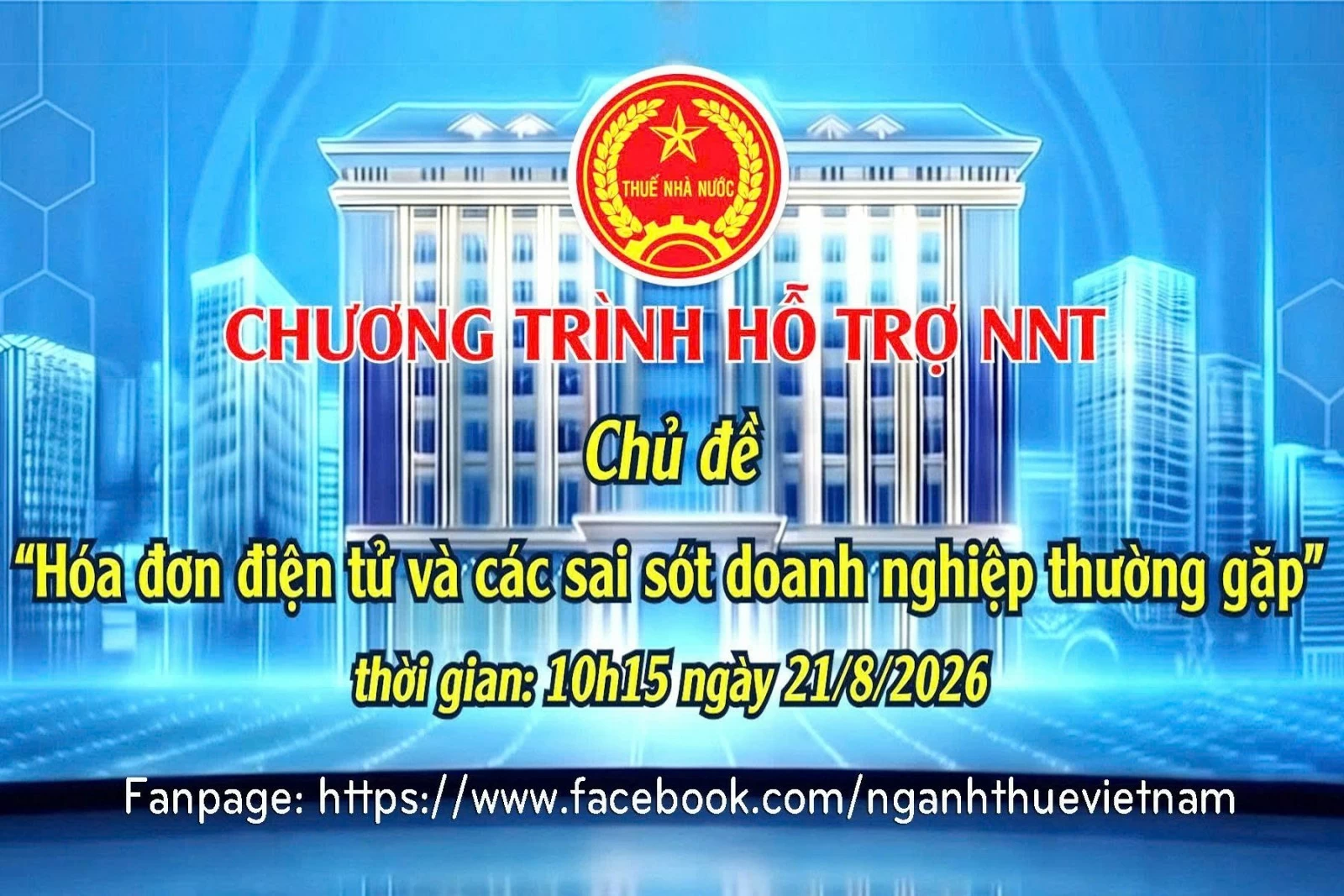 Cục Thuế triển khai chuỗi Livestream “đồng hành cùng doanh nghiệp, hộ, cá nhân kinh doanh”