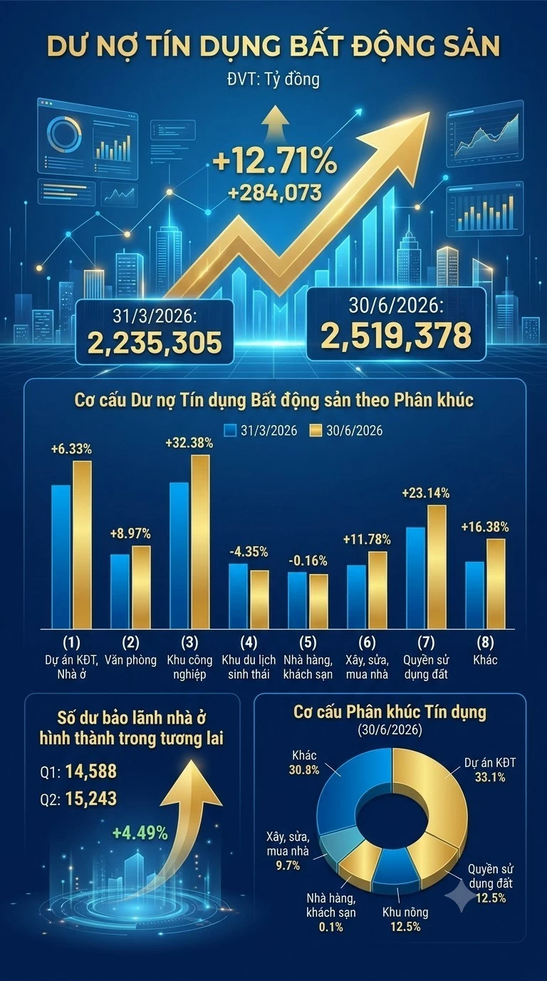 Khả năng tiếp cận vốn tín dụng doanh nghiệp bất động sản có sự phân hóa rõ