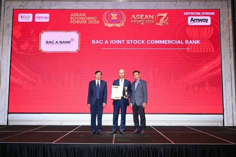BAC A BANK tiếp tục được vinh danh tại ASEAN Award 2026 BAC A BANK tiếp tục được vinh danh tại ASEAN Award 2026