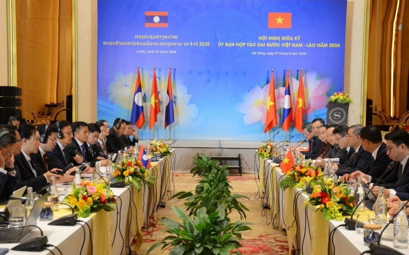 hoi nghi giua ky uy ban hop tac hai nuoc viet nam lao nam 2026 thong nhat ra soat vuong mac thuc day tang truong giao thuong