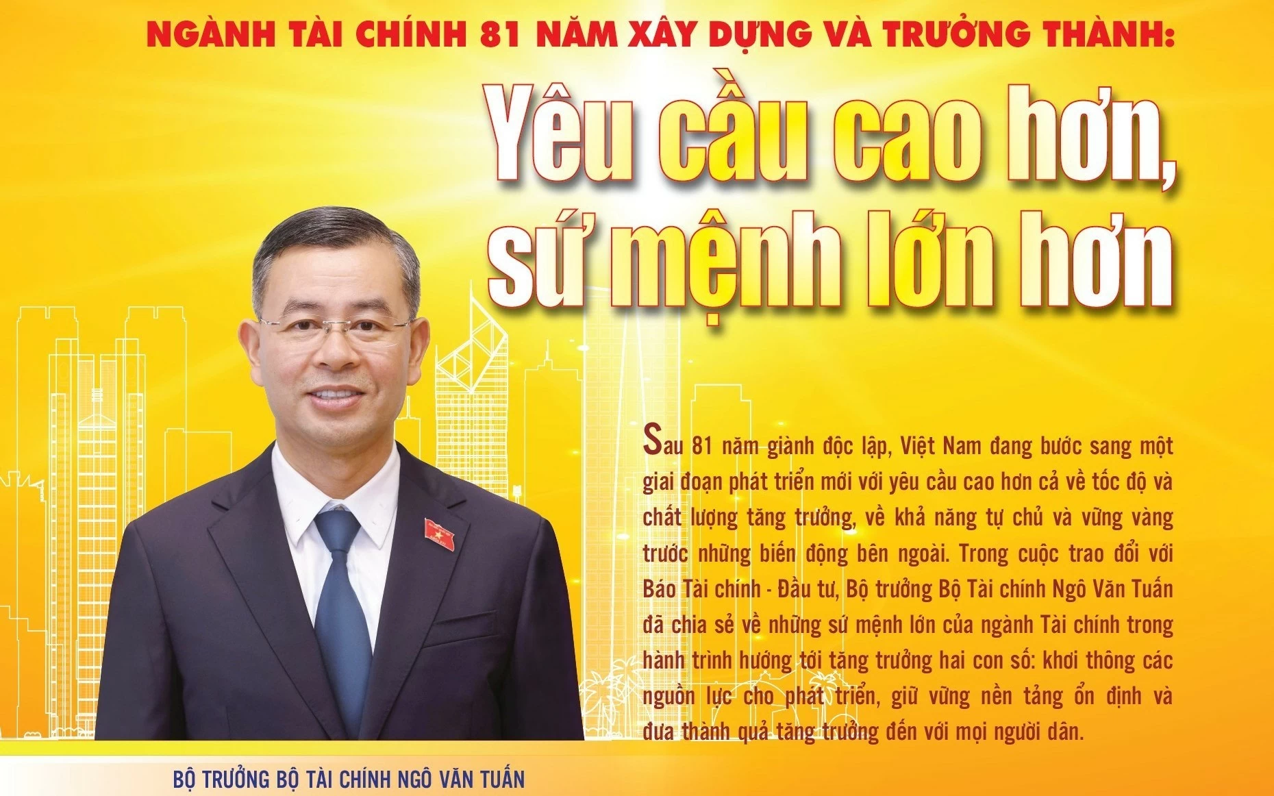 nganh tai chinh 81 nam xay dung va truong thanh yeu cau cao hon su menh lon hon
