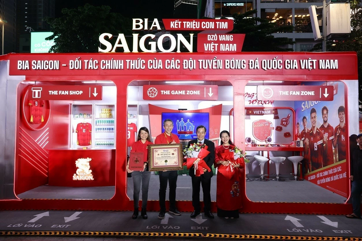 Bia Saigon kết nối triệu trái tim Việt, hòa chung niềm tự hào vô địch ASEAN Cup 2026 Bia Saigon kết nối triệu trái tim Việt, hòa chung niềm tự hào vô địch ASEAN Cup 2026