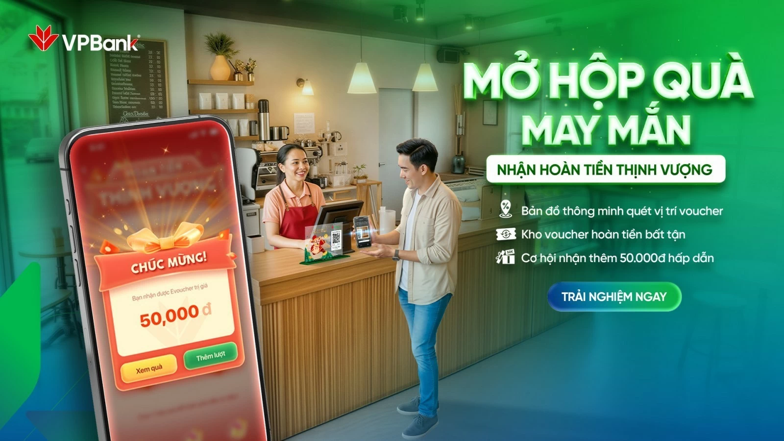 VPBank tung game mới, khách hàng nhận ưu đãi kép khi tham gia Hoàn tiền Thịnh Vượng VPBank tung game mới, khách hàng nhận ưu đãi kép khi tham gia Hoàn tiền Thịnh Vượng