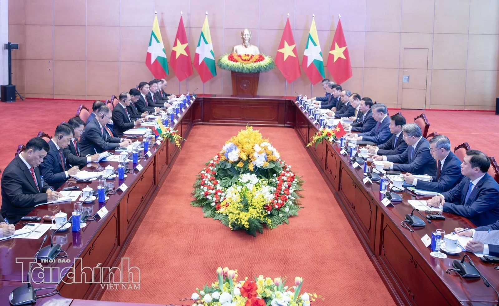 Tổng Bí thư, Chủ tịch Nước Tô Lâm chủ trì lễ đón Tổng Thống Myanma