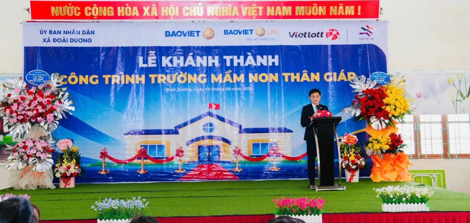 Bảo Việt hỗ trợ 2,7 tỷ đồng xây dựng Trường Mầm non Thân Giáp, Cao Bằng Bảo Việt hỗ trợ 2,7 tỷ đồng xây dựng Trường Mầm non Thân Giáp, Cao Bằng