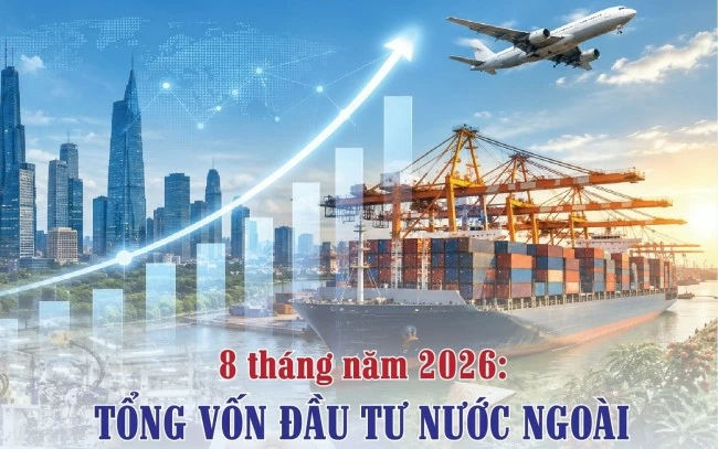 infographics 8 thang von dau tu nuoc ngoai dang ky vao viet nam dat 40 63 ty usd