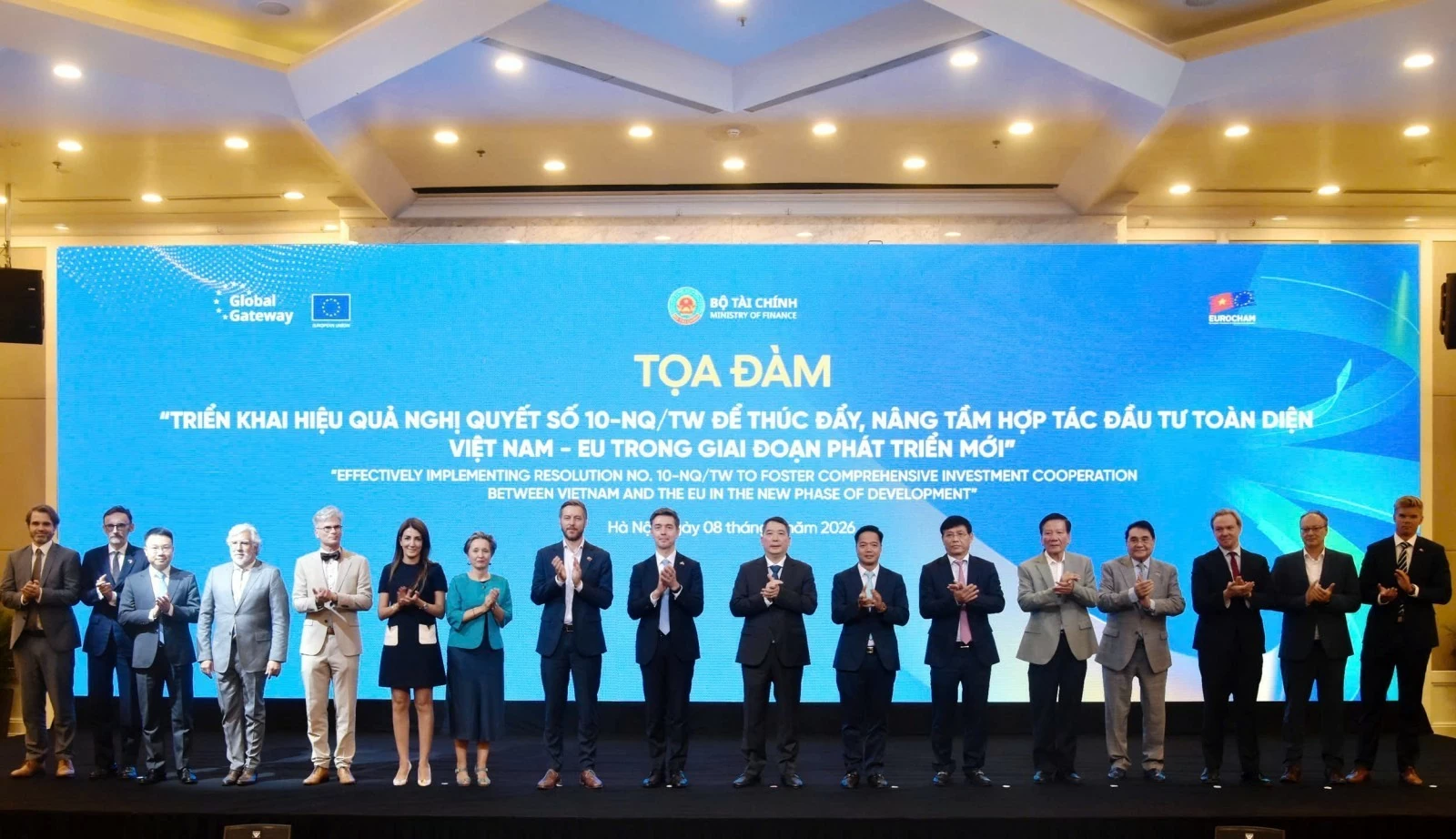 Bộ Tài chính cam kết tiếp tục cải cách, đồng hành cùng doanh nghiệp EU