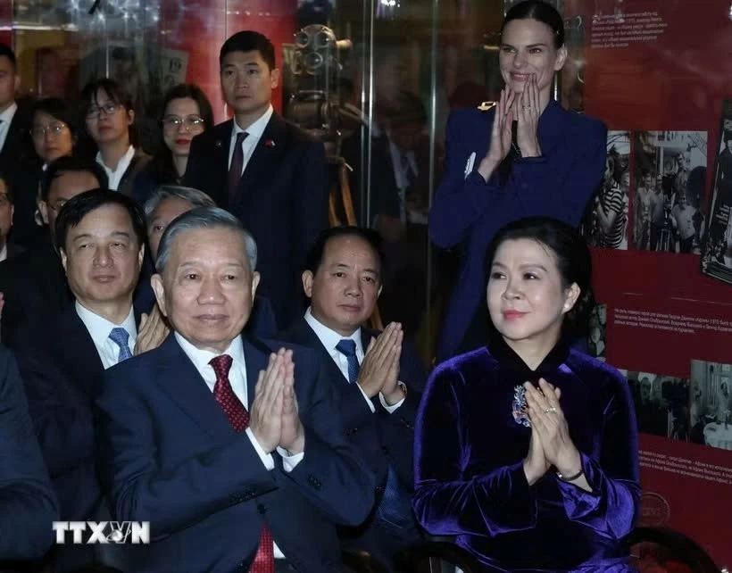 Tổng Bí thư, Chủ tịch nước dự khai trương Không gian Di sản và Kết nối văn hóa Việt - Nga