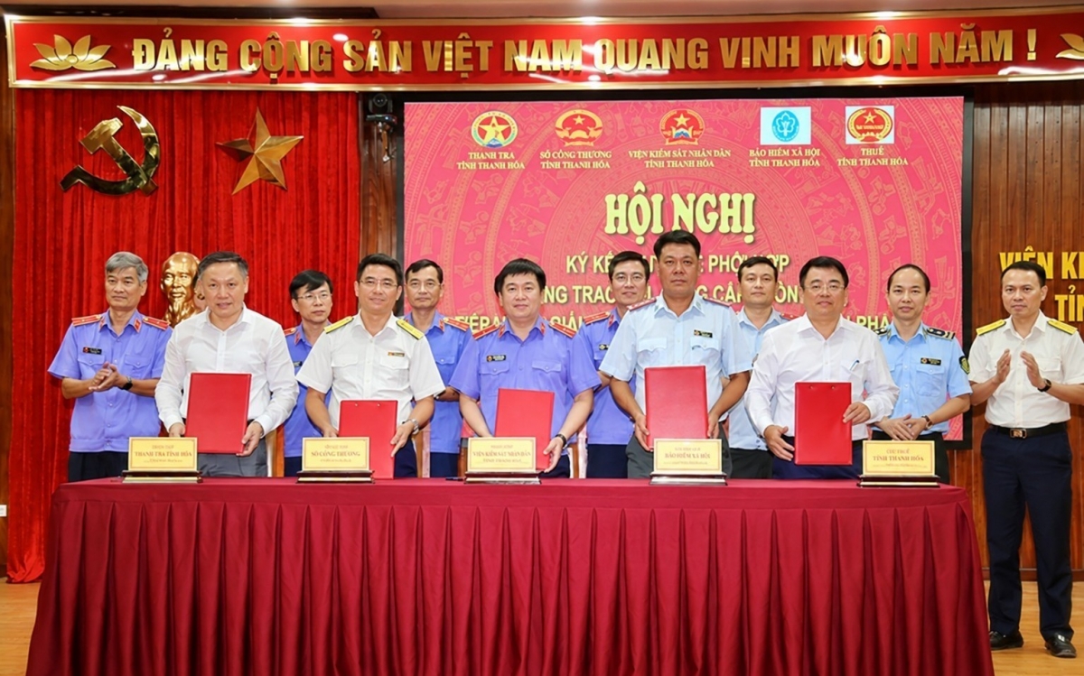 Налоговая Thanh Hóa подписала межведомственное соглашение для борьбы с уклонением от уплаты налогов
