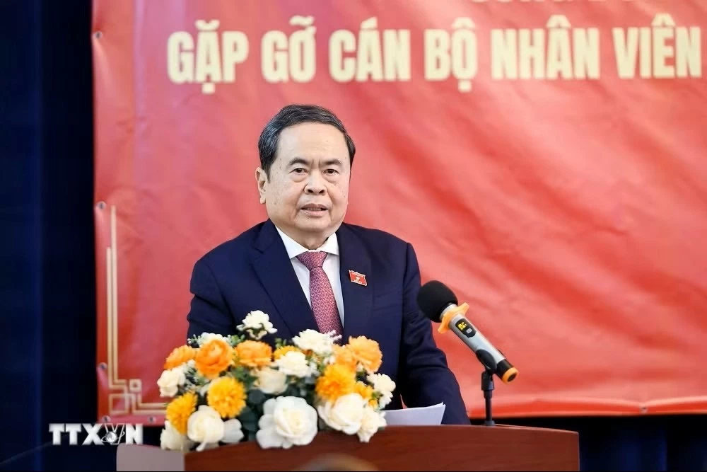 Chủ tịch Quốc hội Trần Thanh Mẫn gặp gỡ cộng đồng kiều bào tại Mông Cổ