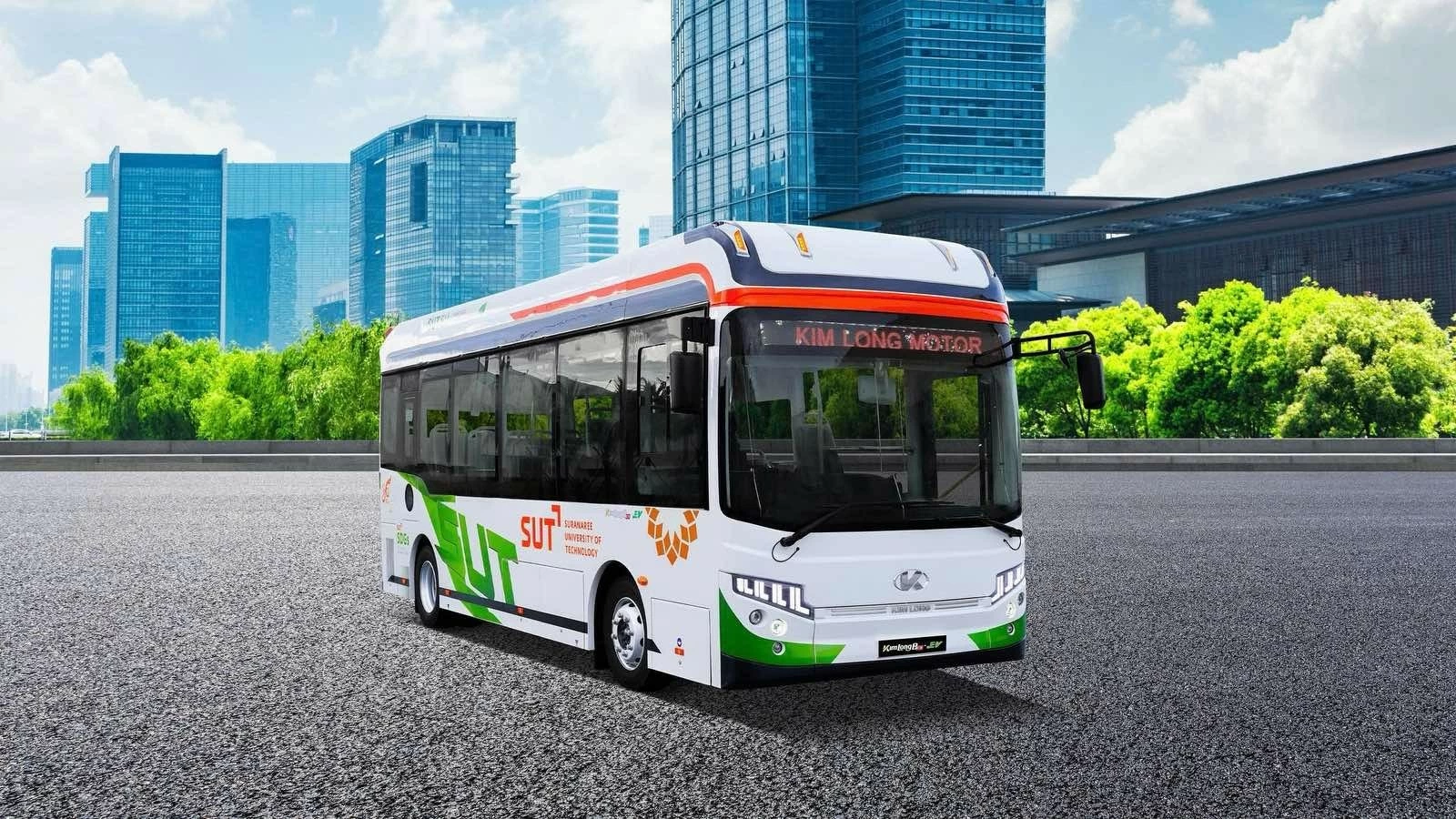 Xuất khẩu lô xe city buýt thuần điện EV KIM LONG sang Thái Lan Xuất khẩu lô xe city buýt thuần điện EV KIM LONG sang Thái Lan
