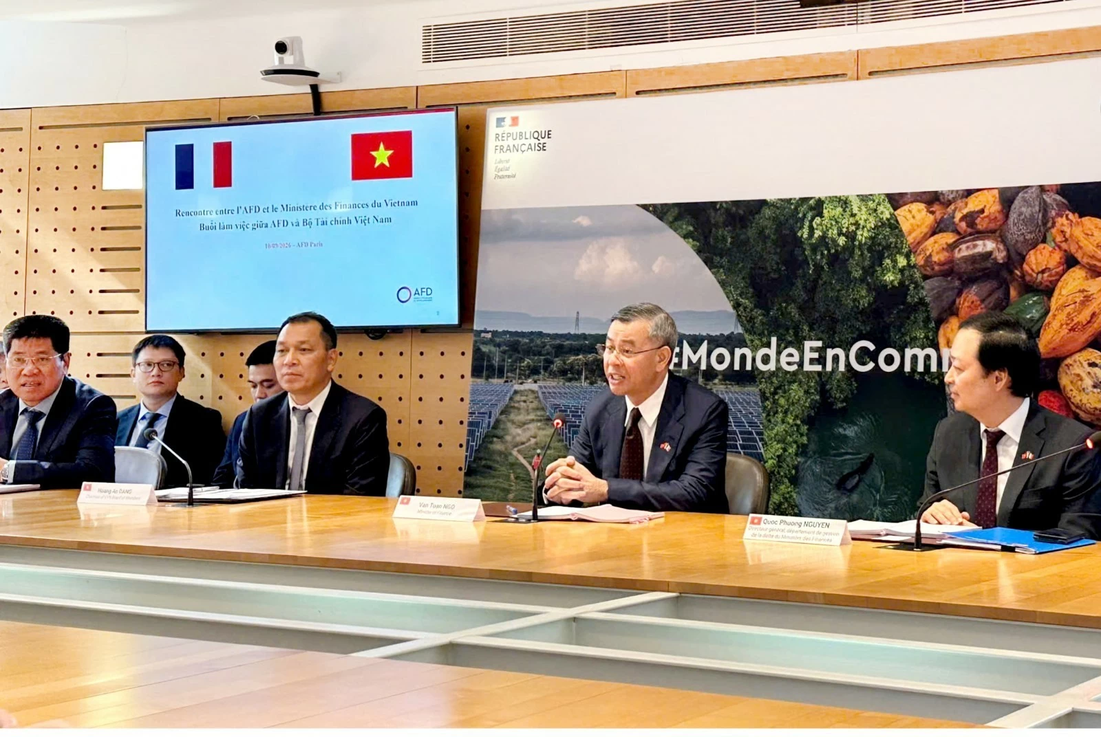Bộ Tài chính và AFD thúc đẩy hợp tác tài chính xanh Bộ Tài chính và AFD thúc đẩy hợp tác tài chính xanh