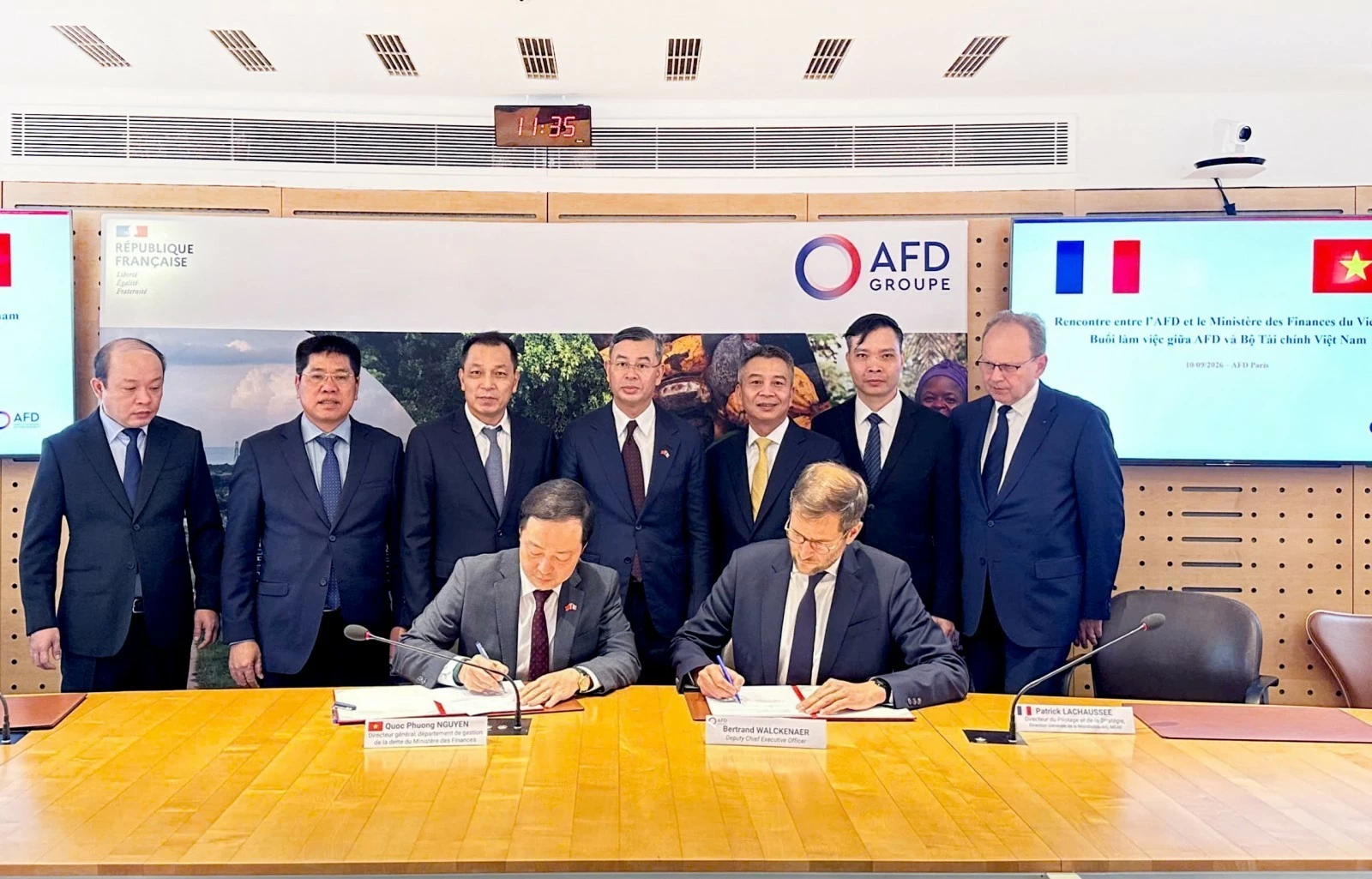 Bộ Tài chính và AFD thúc đẩy hợp tác tài chính xanh Bộ Tài chính và AFD thúc đẩy hợp tác tài chính xanh