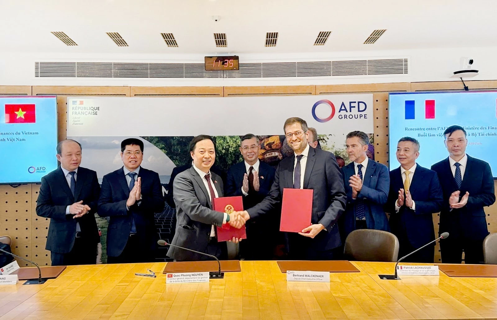 Bộ Tài chính và AFD thúc đẩy hợp tác tài chính xanh Bộ Tài chính và AFD thúc đẩy hợp tác tài chính xanh