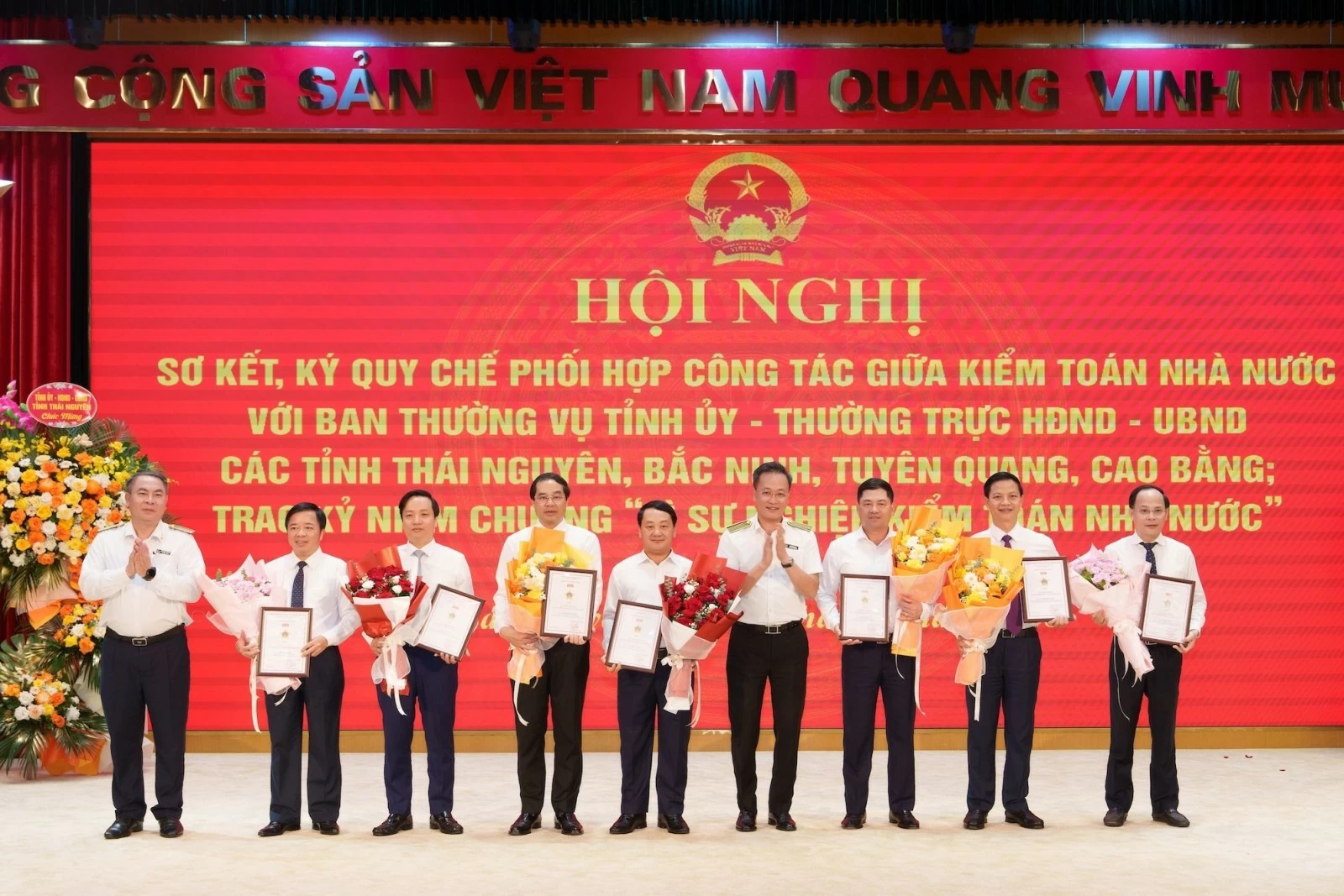 Kiểm toán Nhà nước ký quy chế phối hợp với Thái Nguyên, Tuyên Quang, Bắc Ninh và Cao Bằng Kiểm toán Nhà nước ký quy chế phối hợp với Thái Nguyên, Tuyên Quang, Bắc Ninh và Cao Bằng