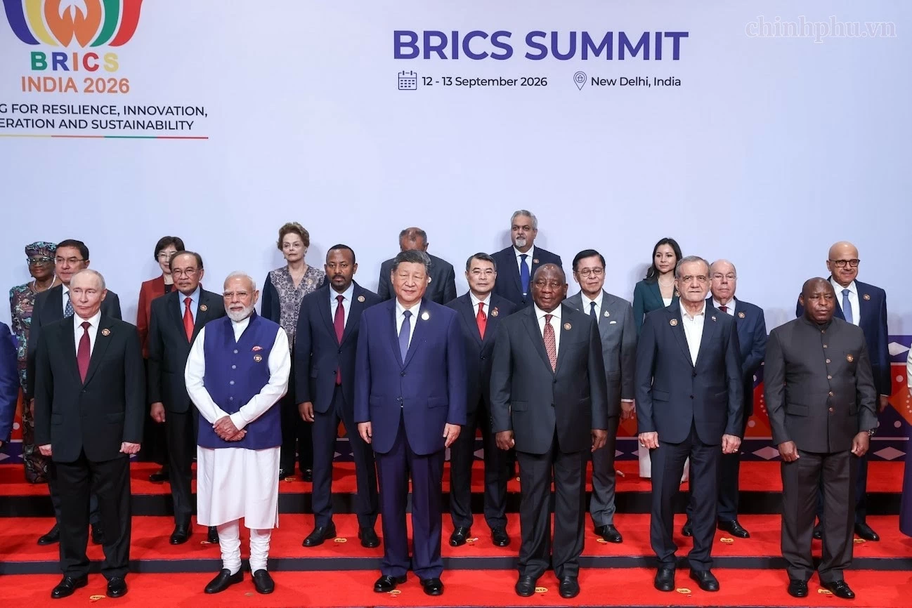Thủ tướng Lê Minh Hưng dự Phiên thảo luận Hội nghị thượng đỉnh BRICS lần thứ 18 Thủ tướng Lê Minh Hưng dự Phiên thảo luận Hội nghị thượng đỉnh BRICS lần thứ 18