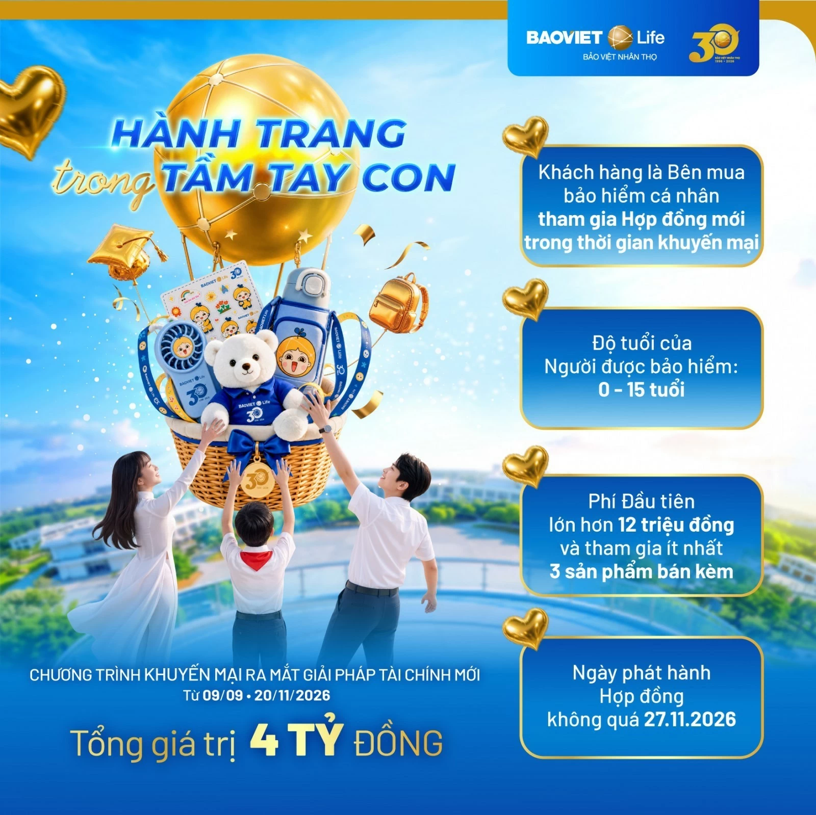 Bảo Việt Nhân thọ ra mắt phiên bản mới “An sinh giáo dục” – tiếp nối 30 năm đồng hành cùng tương lai các thế hệ Việt Bảo Việt Nhân thọ ra mắt phiên bản mới “An sinh giáo dục” – tiếp nối 30 năm đồng hành cùng tương lai các thế hệ Việt